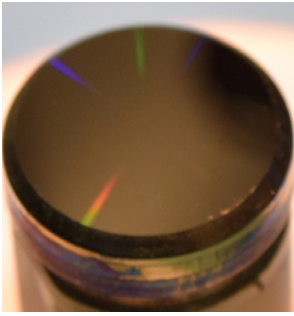 Mold cut on competitor's machine with standard cutting conditions