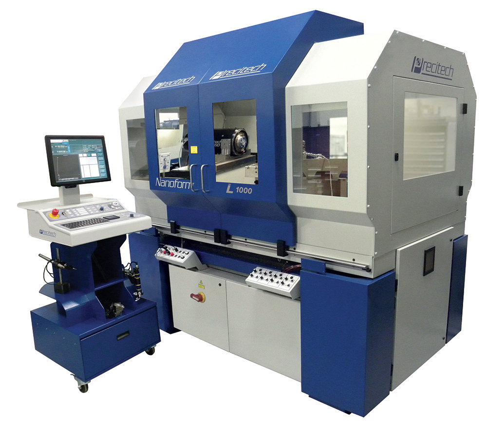 Nanoform diamond turning lathe for optical lenses, mold inserts